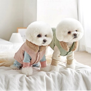 울리 밍키패딩 강아지 따뜻한 에코퍼카파 겨울옷 강아지옷